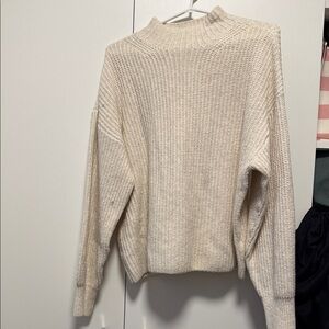 Old Navy Off-White Turtleneck Sweater